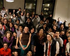 Winter 2002 panorama photo of ITP students